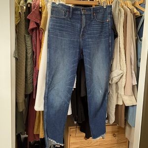 Madewell Raw Tulip-Hem Skinny Jeans | 31